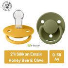 Tekli Bibs De Lux Silikon 0-36 Ay Emzik - Honey Bee