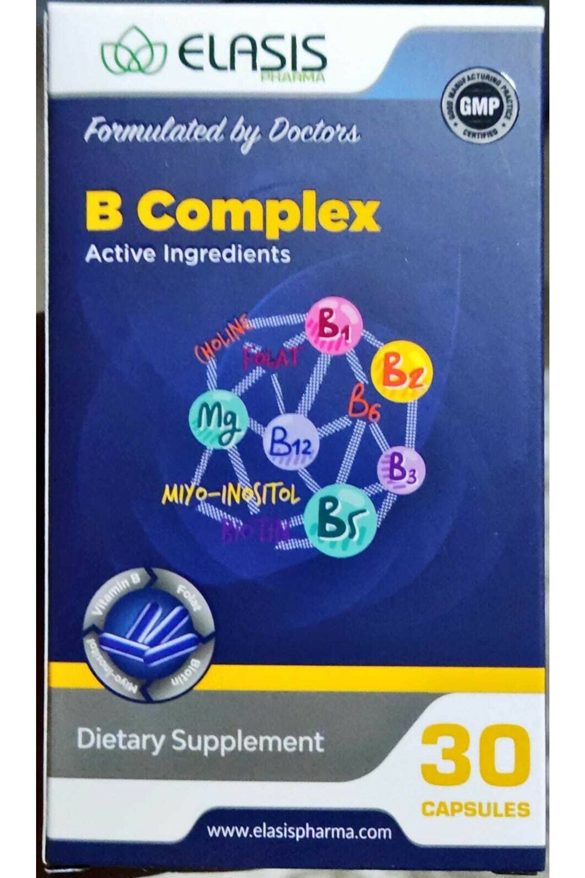 Elasis Active B Complex 30 Kapsül