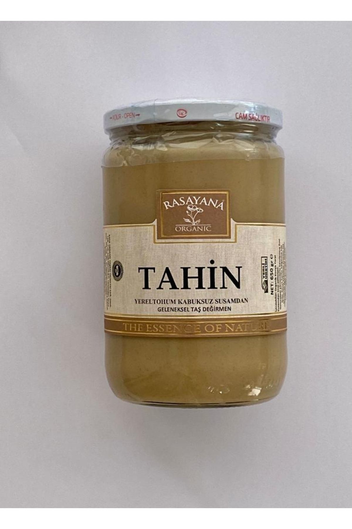Rasayana Organik Kabuksuz Çiğ Tahin 650 gr
