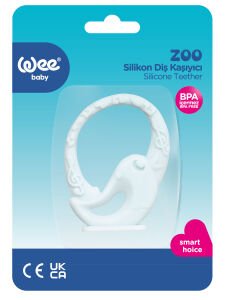 Wee Baby Zoo Diş Kaşıyıcı - Mavi Kuş