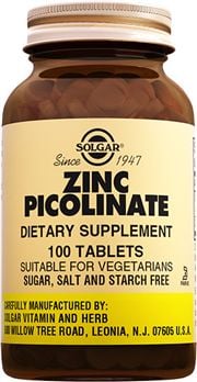 Solgar Zinc Picolinate 22 Mg 100 Tablet