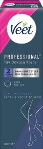 Veet Bacak ve Vücut Bölgesi İçin Professional Tüy Dökücü Krem 100 ml