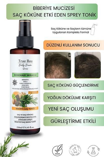 True Bee Daily Dream Care Biberiye Saç Toniği 250 ml