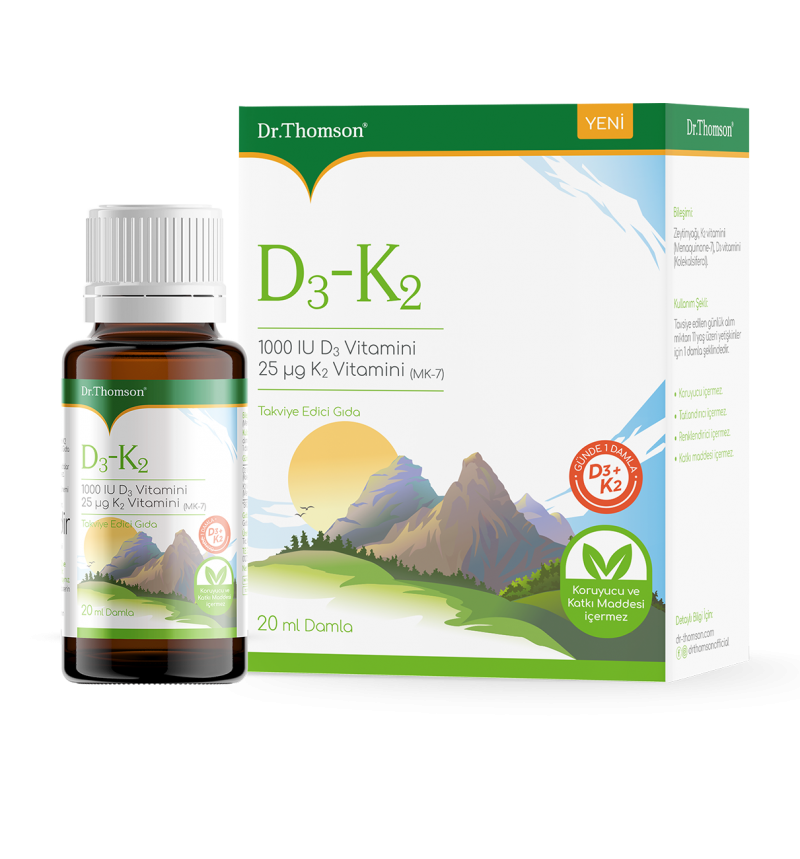 Dr Thomson D3 K2 Vıtamın 20 Ml