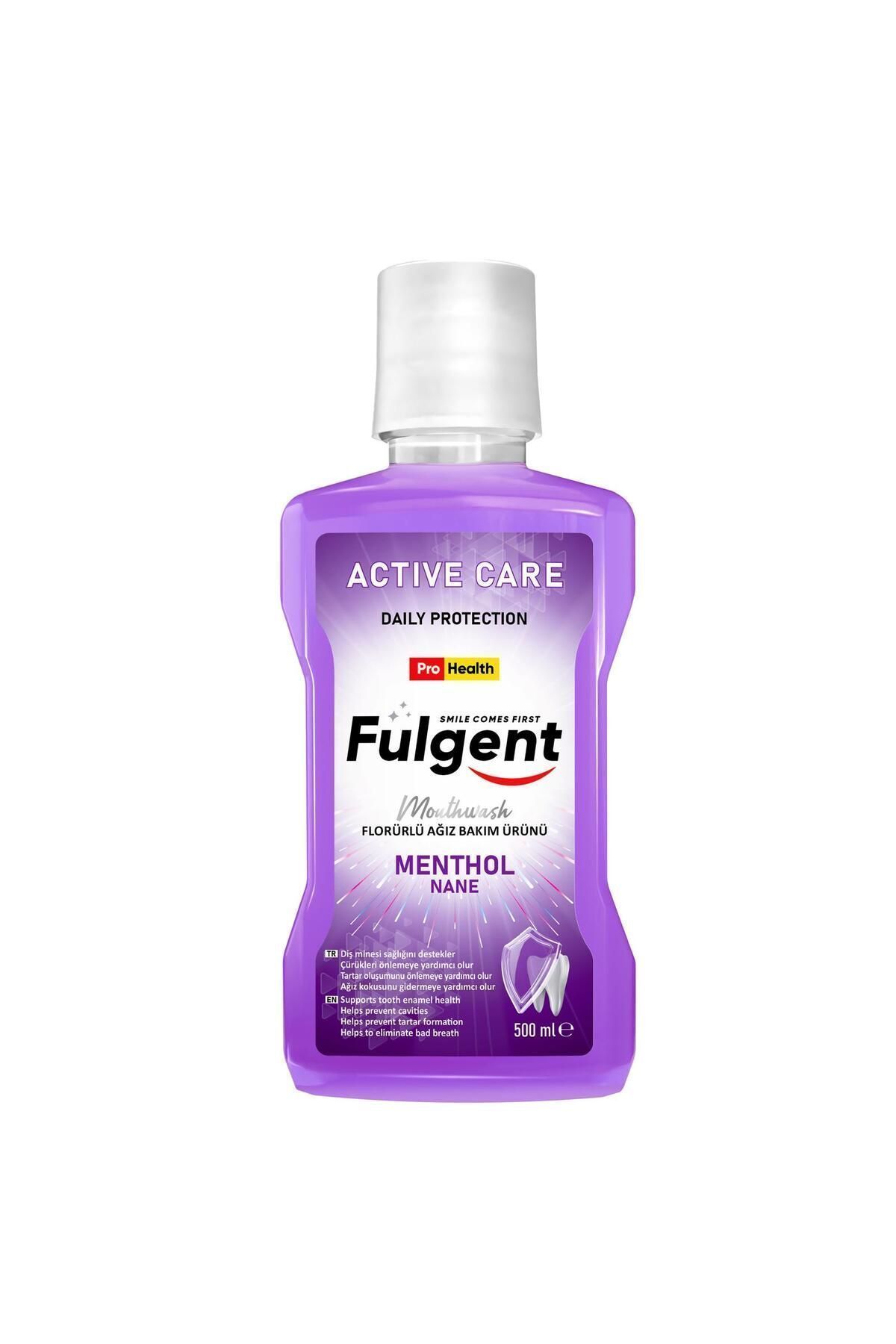 Fulgent Smile Comes First Active Alkolsuz Moutwash 500 ml