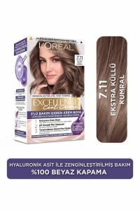 L'Oreal Paris Excellence Cool Creme Ekstra Küllü Kumral Saç Boyası 7,11