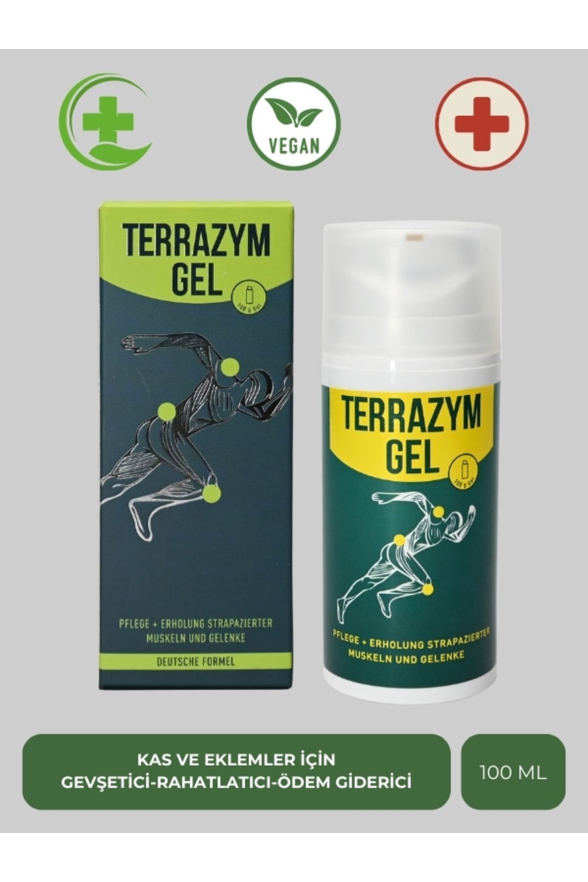 Terrazym Jel Kas ve Eklem Rahatlatıcı Masaj Jeli 100 ml