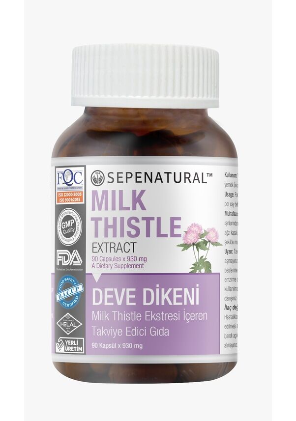 Milk Thistle Seed Extract  930 mg 90 Kapsül