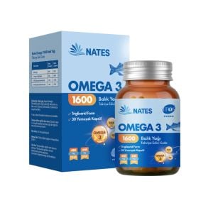 Nates Omega 3 1600 30 Yumusak Kap