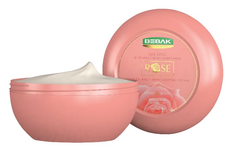 BEBAK GUL OZLU EL VE VUCUT NEMLENDİRİCİ KREM 200 ML KAVANOZ