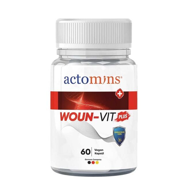 Actomins Woun-Vit Plus 60 Kapsül