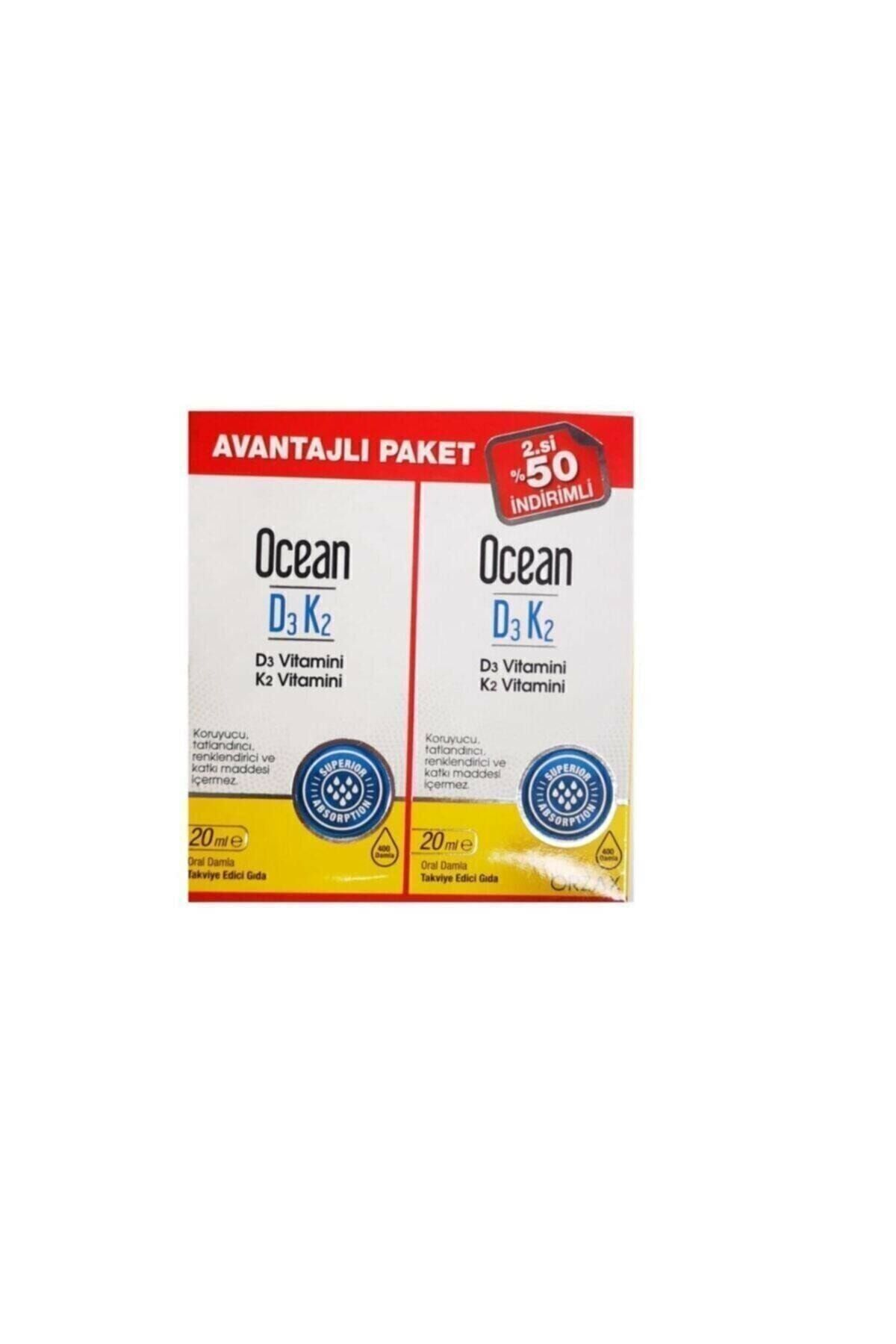 Ocean D3K2 Damla Avantaj Paket 20 ml