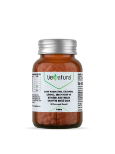 Venatura Saw Palmetto,Likopen,Çinko,Selenyum 60 Yumuşak Kapsül