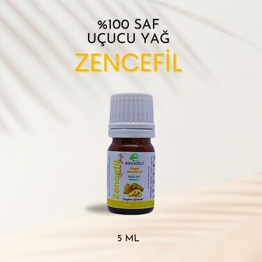 Einnatur Zencefil Uçucu Yağı %100 Saf Zingiber Officinale Essential Oil 5 ml