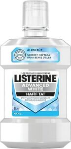 Listerine Advanced White Hafif Tat Ağız Gargarası 1000 ml