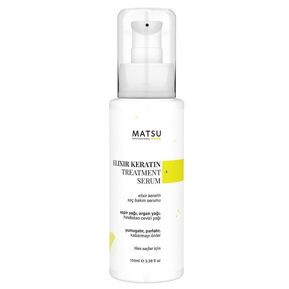 Matsu Elixir Argan Mucizesi Aşırı Yıpranmış Saçlar İçin Keratin Bakım Yağı 100 ml