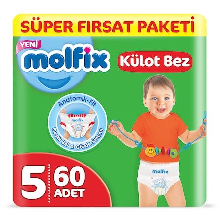 Molfix Külot Bez Süper Fırsat Paketi No: 5 11-18 kg 54'lü