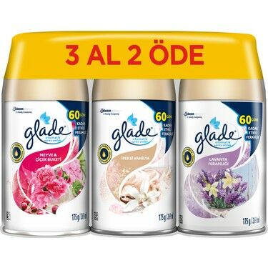 Glade Otomatik Sprey Oda Kokusu Yedeği Bahar Kokuları 269 ml - 3 Al 2 Öde