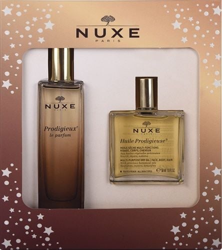 Nuxe Prodigieux Parfum Yılbaşı Seti - Prodigieux Le Parfum 50 ml + Huile Prodigieuse 30 ml + Huile Prodigieuse Florale 10 ml + Huile Prodigieuse Or 10 ml