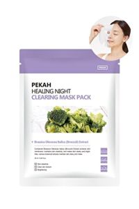 Pekah Ginseng Özü ve 13 Bitki Özü İçeren Temizleyici Besleyici Aydınlatıcı Yüz Maskesi 5'li