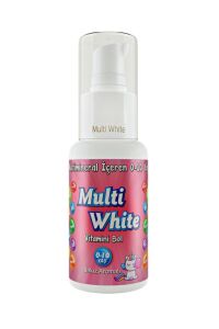 Multi White Kids Diş Macunu 50 ml Sakız 12'li Stant
