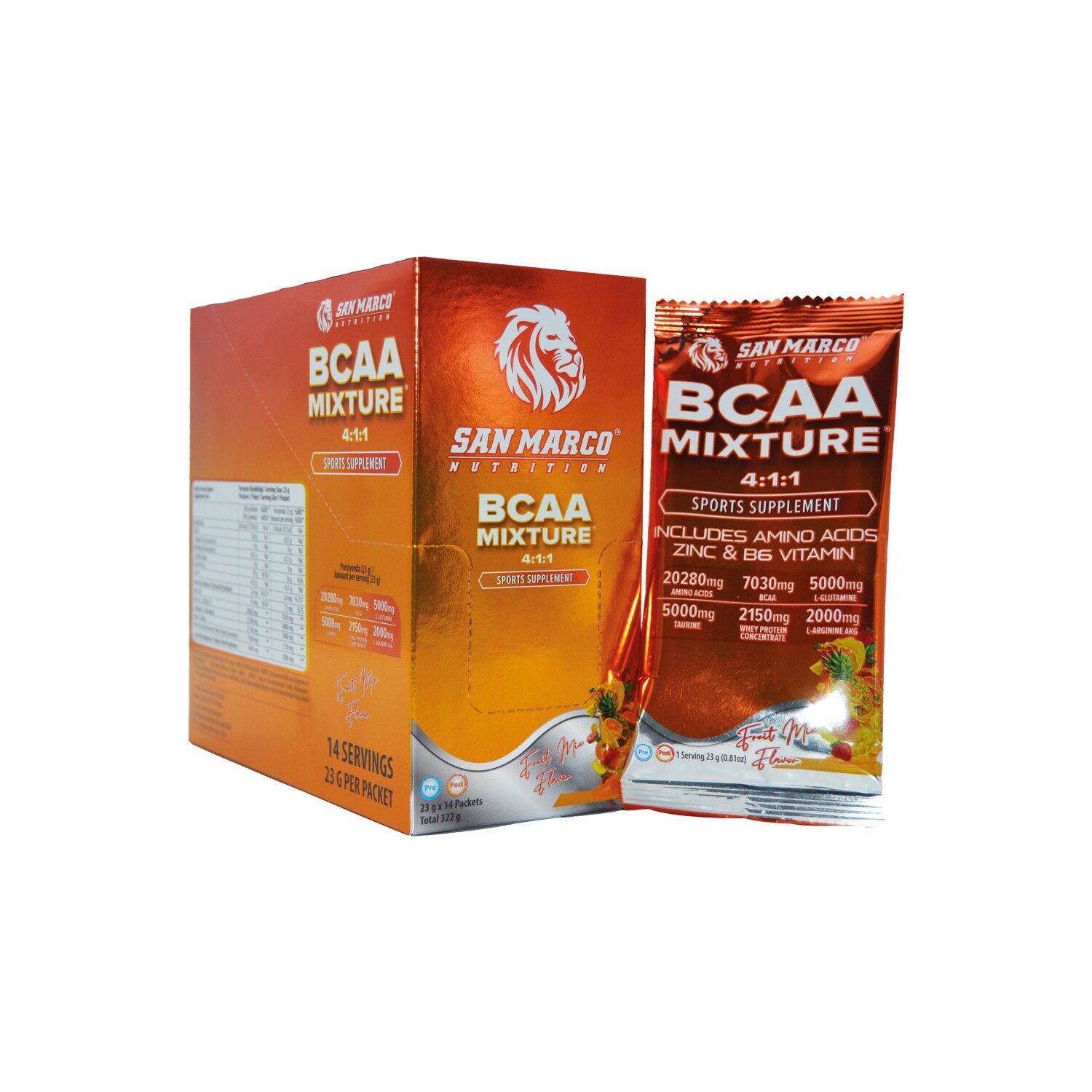 Sanmarco BCAA Mixture Karışık Meyve 23 gr