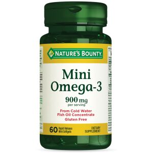 NATURES BOUNTY OMEGA-3 900 MG (MINI OMEGA-3) 60 MINI SOFTGEL