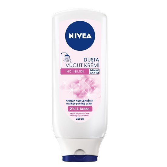 Nivea Duşta Vücut Kremi İnci Işıltısı 250ml