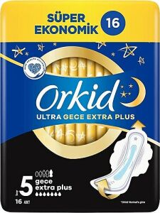 Orkid Ultra Gece Extra 16'lı
