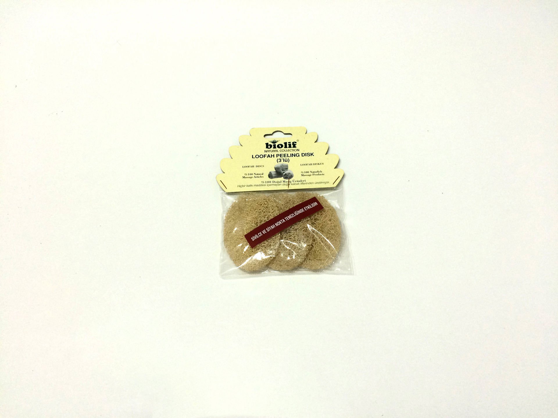 Biolif Loofah Kabak Peeling Disk 3'lü 1059