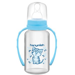 Hanymish 434 Kulplu PP Biberon 125 cc - Mavi