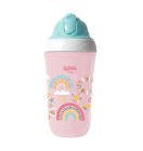 Wee Baby 352 Yalıtımlı Pipetli Bardak - Pembe