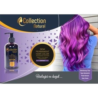 Collection Natural Saç Boyası Lila 250 ml
