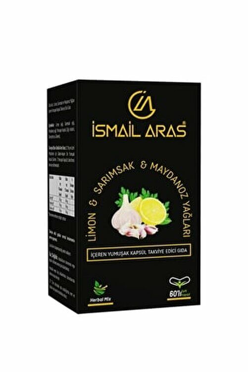 İsmail Aras Limon Sarımsak Maydanoz 60 Kapsül