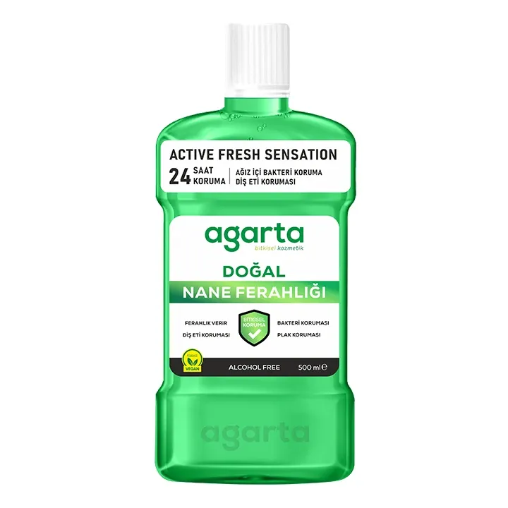 Agarta Ağız Bakım Suyu Naneli 500 ml