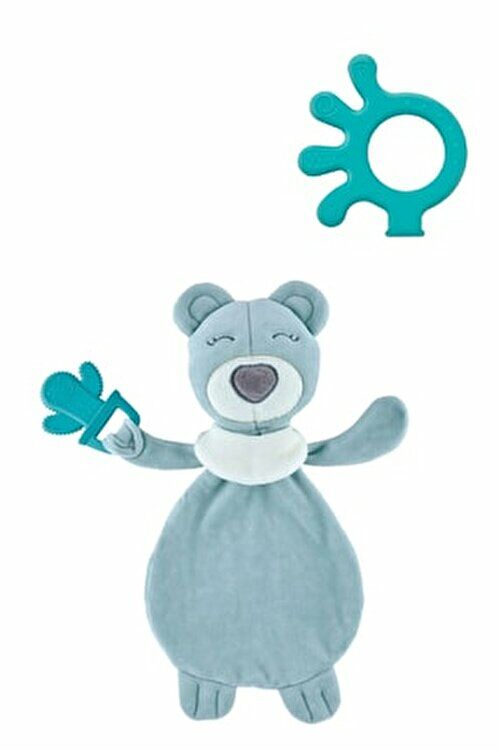 Babyjem Diş Kaşıyıcılı Uykucu Ayıcık Yeşil