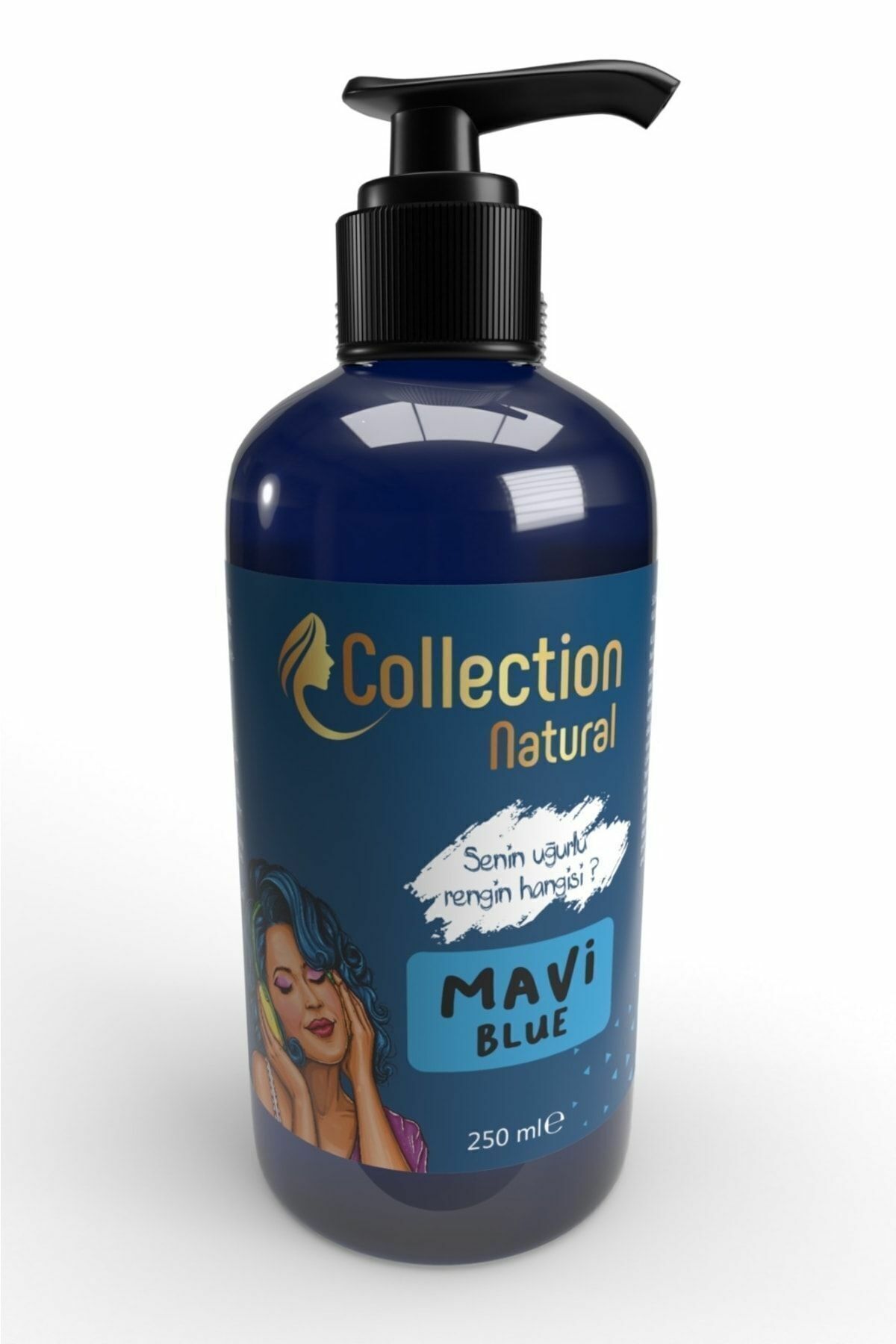 Collection Natural Saç Boyası Deniz Mavisi 250 ml