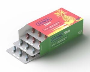Favron Slim Bromelain İçeren Takviye Edici Gıda 30+30 Kapsül