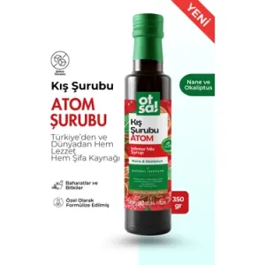Otsa Atom Kış Şurubu Kozalak Pekmezi Zencefil Ekinezya İçeren Doğal Karışım 350 gr