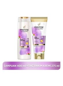 Pantene İpeksi Parlaklık Şampuan 400 ml + Saç Kremi 275 ml