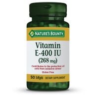 NATURES BOUNTY VITAMIN E 400 IU 50 SOFTGEL
