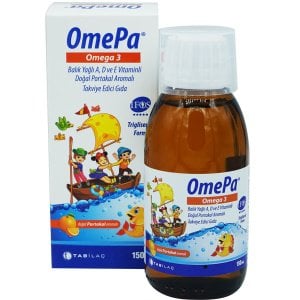Omepa Balık Yagı A D E Vıtamın Dogal Portakal Aromalı 150 Ml