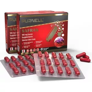 Purnell 100 mg Safran İçeren Takviye Edici Gıda 30 Kapsül