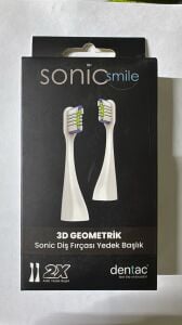 Sonicsmile Bright & Sterile Elektrikli Diş Fırçası Yedek Başlığı 2'li