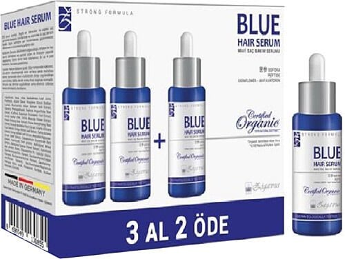 Zigavus Blue Mavi Su Saç Bakım Serumu 33 ml - 3 Al 2 Öde + Derma Roller System 1.00 mm Hediye