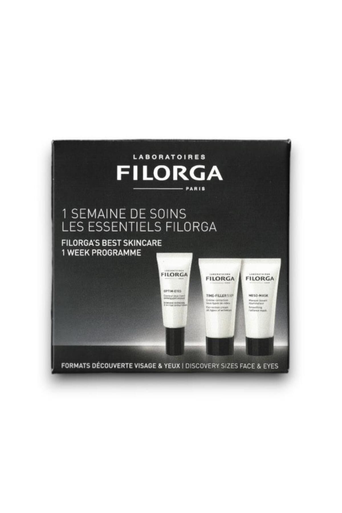 Filorga Best Skincare 1 Week Programme Kit - Optim Eyes 4 ml + Time-Filler 5XP Correction Cream 7 ml + Meso Mask 7 ml