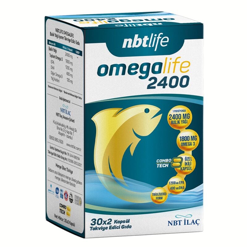 NBTLIFE OMEGALIFE 2400 COMBOTECH 30 KAPSUL