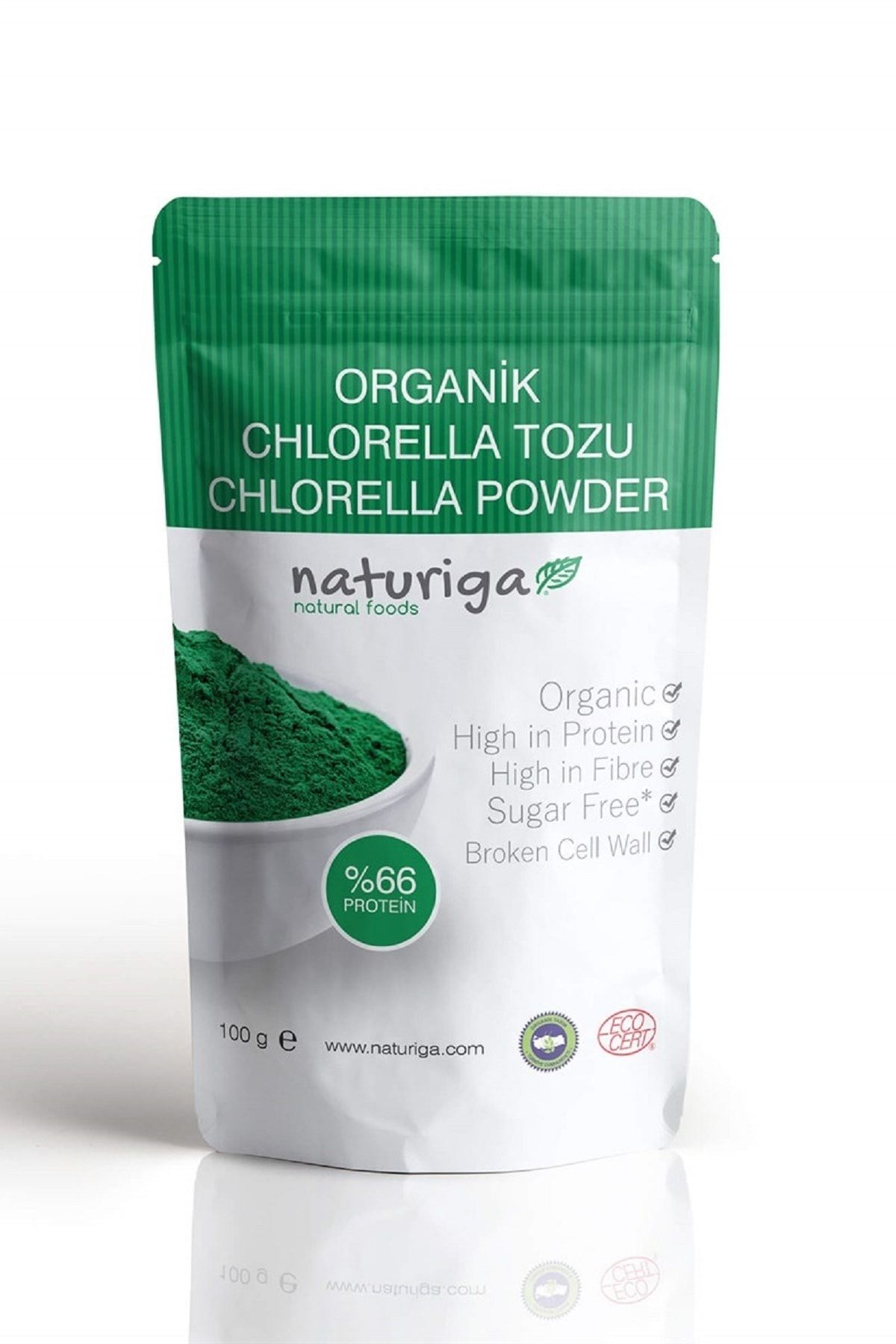 Naturiga Organik Klorella Chlorella Tozu 100 gr