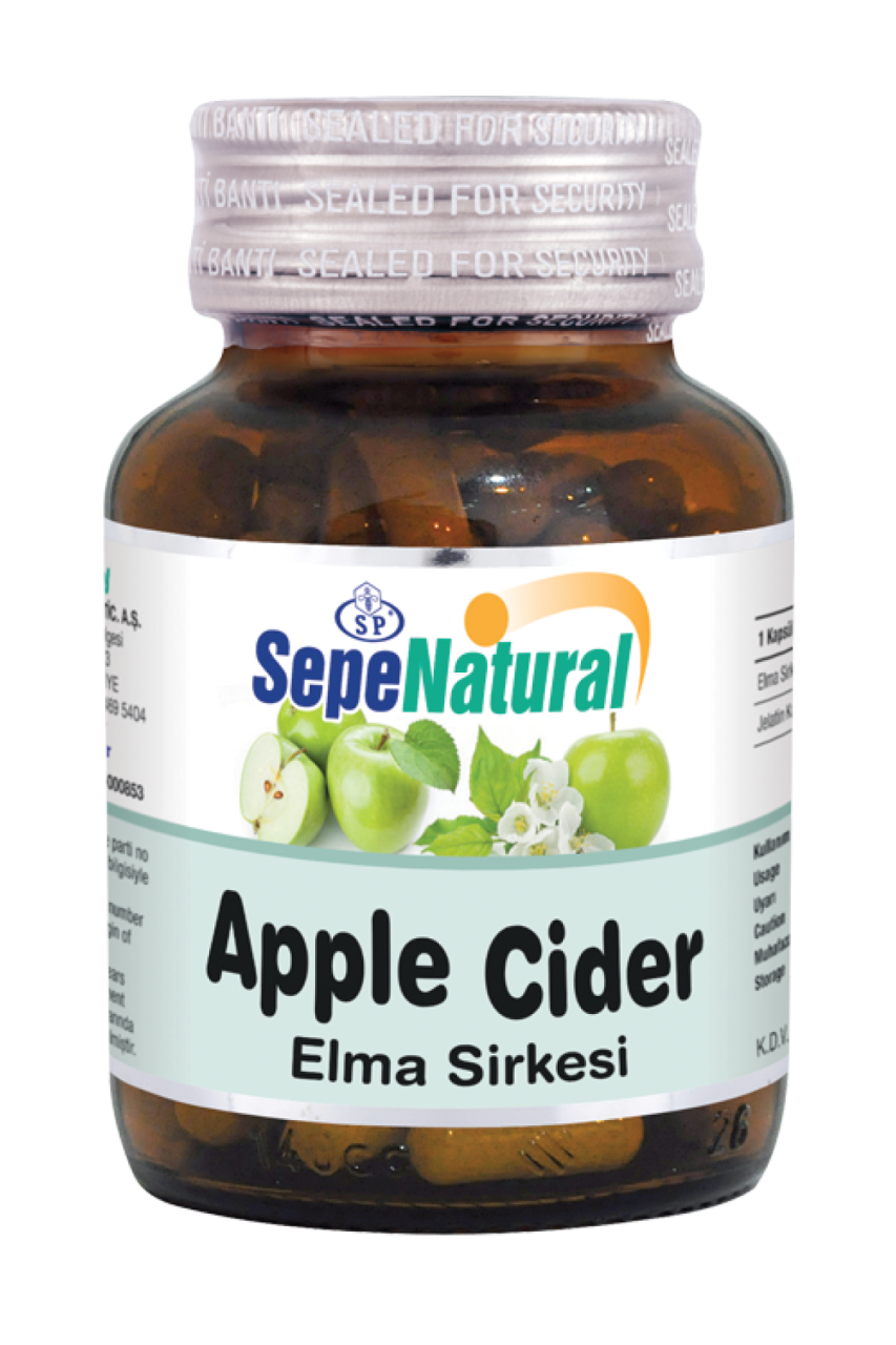 Elma Sirkesi Kapsül Apple Cider 90 x 380mg Sepe Natural