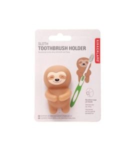 Kikkerland Sloth Toothbrush Holder Tembel Hayvan Diş Fırçası Kabı